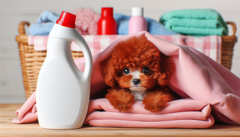 トイプードル　柔軟剤　洗濯