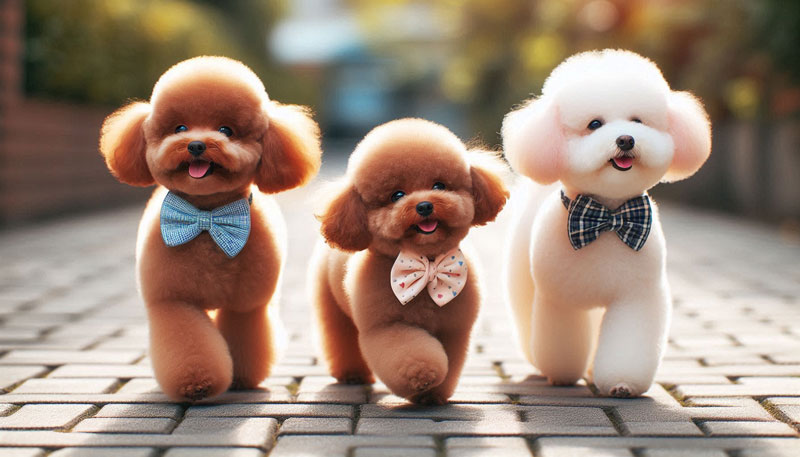 トイプードルのドワーフ・スクエア・ハイオンの体型