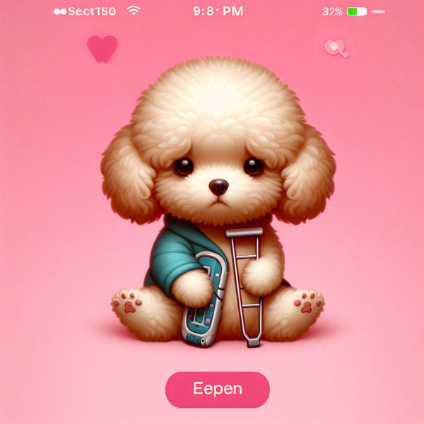 トイプードル　怪我