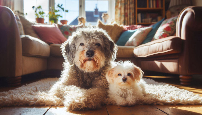 トイプードル　老犬