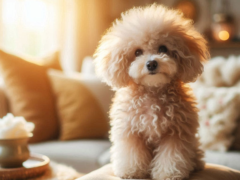 トイプードル　老犬