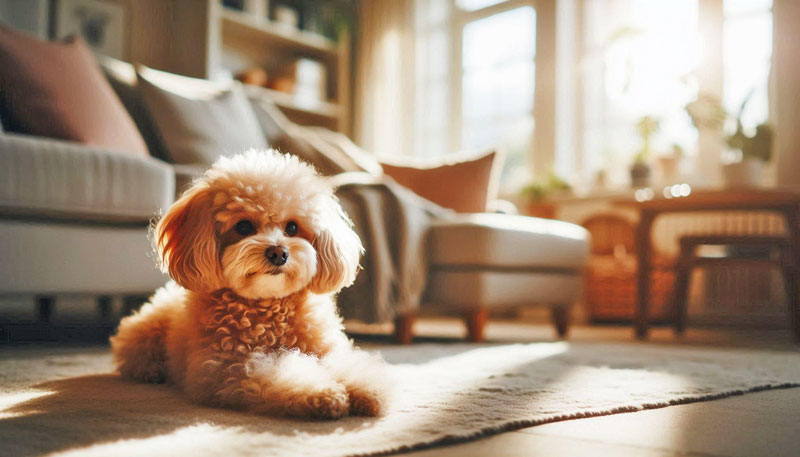 トイプードル　老犬