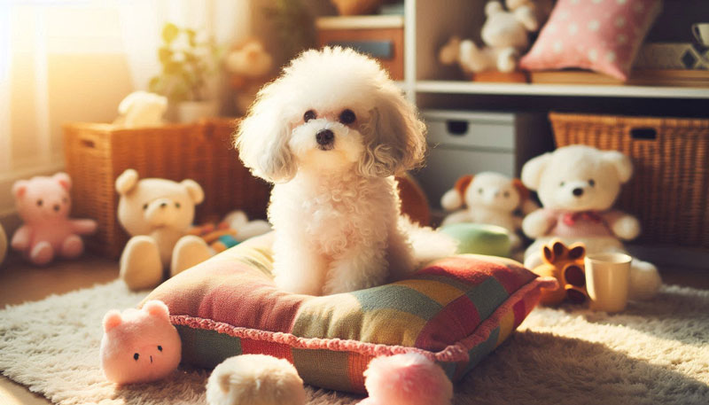 トイプードル　老犬