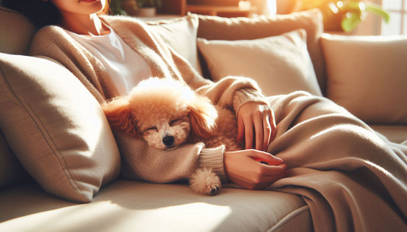 トイプードル　老犬