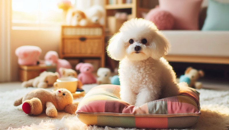 トイプードル　老犬